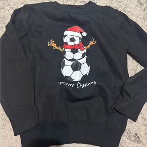 Boys black Christmas sweater